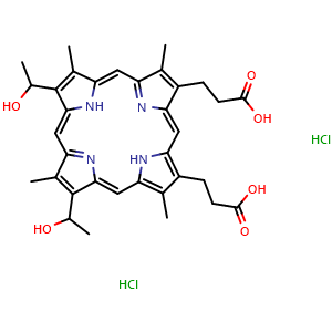Hematoporphyrin dihydrochloride