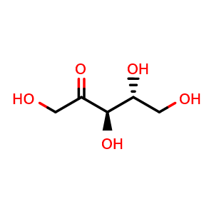 Chemical structure of D-Ribulose , CAS 488-84-6, AChemBlock AD268658