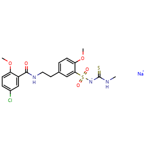 Chemical structure of Clamikalant sodium , CAS 261717-22-0, AChemBlock AD268677