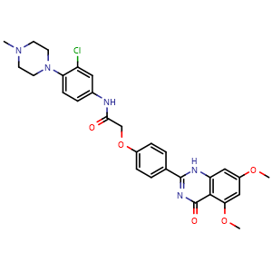 Chemical structure of BRD4/CK2-IN-1 , CAS 2756851-99-5, AChemBlock AD268679