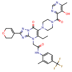 Chemical structure of Werner syndrome RecQ helicase-IN-2 , CAS 2869954-51-6, AChemBlock AD268694