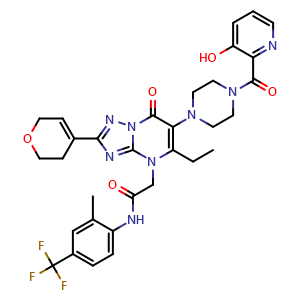 Chemical structure of Werner syndrome RecQ helicase-IN-4 , CAS 2869954-53-8, AChemBlock AD268695