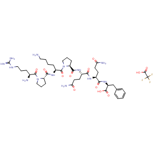 Chemical structure of Substance P(1-7) TFA , CAS 2828433-22-1, AChemBlock AD268701