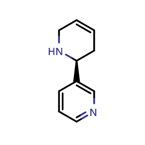 Chemical structure of (S)-(-)-Anatabine , CAS 581-49-7, AChemBlock AD268727