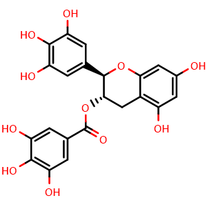 Chemical structure of Gallocatechin gallate , CAS 5127-64-0, AChemBlock AD268728