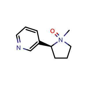Chemical structure of Nicotine 1'-N-oxide , CAS 51095-86-4, AChemBlock AD268729