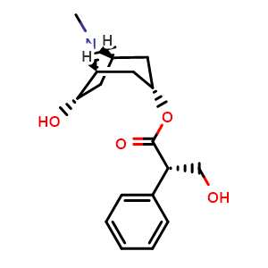 Chemical structure of Anisodamine , CAS 55869-99-3, AChemBlock AD268747