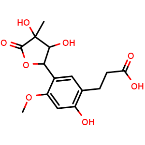 Chemical structure of Secodihydro-hydramicromelin B , CAS 1212148-58-7, AChemBlock AD268769