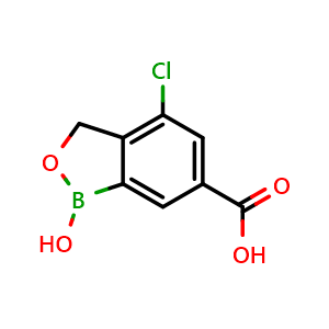 4-Chloro-1-hydroxy-1,3-dihydrobenzo[c][1,2]oxaborole-6-carboxylic acid