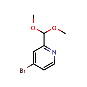 4-bromo-2-(dimethoxymethyl)pyridine