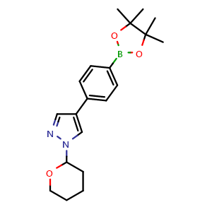 1-(tetrahydro-2H-pyran-2-yl)-4-(4-(4,4,5,5-tetramethyl-1,3,2-dioxaborolan-2-yl)phenyl)-1H-pyrazole