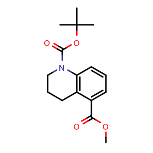1-(1,1-dimethylethyl) 5-methyl 3,4-dihydro-1,5(2H)-quinolinedicarboxylate
