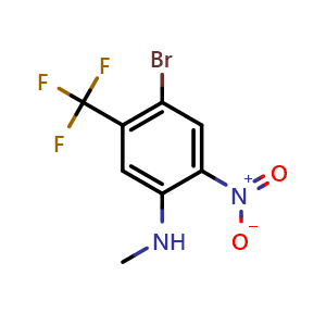 4-Bromo-N-methyl-2-nitro-5-(trifluoromethyl)aniline