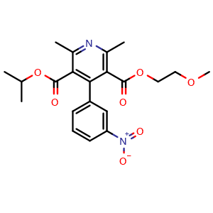 3-Isopropyl 5-(2-methoxyethyl) 2,6-dimethyl-4-(3-nitrophenyl)pyridine-3,5-dicarboxylate