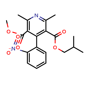 3-Isobutyl 5-methyl 2,6-dimethyl-4-(2-nitrophenyl)pyridine-3,5-dicarboxylate