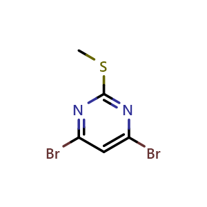 4,6-Dibromo-2-(methylthio)pyrimidine