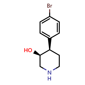 (3S,4R)-4-(4-Bromophenyl)piperidin-3-ol