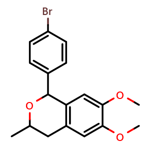 1-(4-Bromophenyl)-6,7-dimethoxy-3-methylisochroman