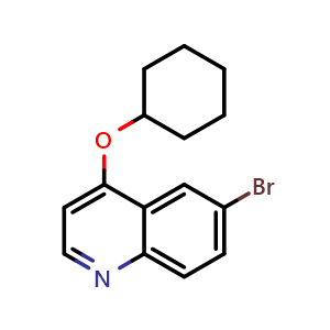 6-Bromo-4-(cyclohexyloxy)quinoline