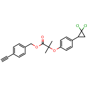 4-Ethynylbenzyl 2-(4-(2,2-dichlorocyclopropyl)phenoxy)-2-methylpropanoate