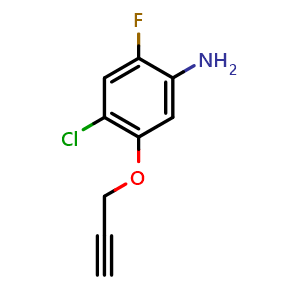 4-Chloro-2-fluoro-5-(prop-2-yn-1-yloxy)aniline