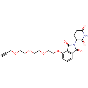2-(2,6-Dioxopiperidin-3-yl)-4-(2-(2-(2-(prop-2-yn-1-yloxy)ethoxy)ethoxy)ethoxy)isoindoline-1,3-dione