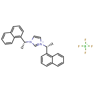 1,3-Bis((R)-1-(naphthalen-1-yl)ethyl)-1H-imidazol-3-ium tetrafluoroborate