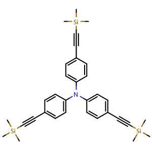 Tris(4-((trimethylsilyl)ethynyl)phenyl)amine