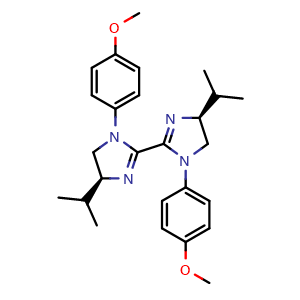 (4S,4'S)-4,4'-Diisopropyl-1,1'-bis(4-methoxyphenyl)-4,4',5,5'-tetrahydro-1H,1'H-2,2'-biimidazole