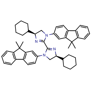 (4S,4'S)-4,4'-Dicyclohexyl-1,1'-bis(9,9-dimethyl-9H-fluoren-2-yl)-4,4',5,5'-tetrahydro-1H,1'H-2,2'-biimidazole