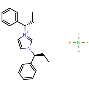 1,3-Bis((S)-1-phenylpropyl)-1H-imidazol-3-ium tetrafluoroborate