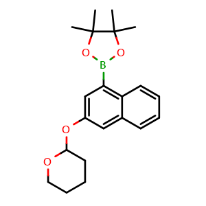 4,4,5,5-Tetramethyl-2-(3-((tetrahydro-2H-pyran-2-yl)oxy)naphthalen-1-yl)-1,3,2-dioxaborolane