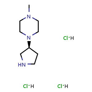 (S)-1-Methyl-4-(pyrrolidin-3-yl)piperazine trihydrochloride