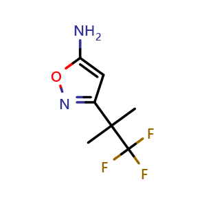 3-(1,1,1-Trifluoro-2-methylpropan-2-yl)isoxazol-5-amine