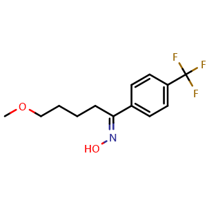 (E)-5-Methoxy-1-(4-(trifluoromethyl)phenyl)pentan-1-one oxime