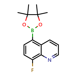8-Fluoro-5-(4,4,5,5-tetramethyl-1,3,2-dioxaborolan-2-yl)quinoline