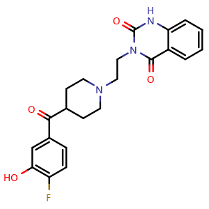 Chemical structure of Ketanserinol , CAS 76330-73-9, AChemBlock AD269260