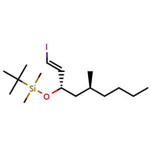 tert-Butyl(((3S,5S,E)-1-iodo-5-methylnon-1-en-3-yl)oxy)dimethylsilane