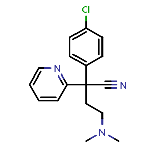 2-(4-Chlorophenyl)-4-(dimethylamino)-2-(pyridin-2-yl)butanenitrile