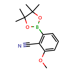 2-Methoxy-6-(4,4,5,5-tetramethyl-1,3,2-dioxaborolan-2-yl)benzonitrile
