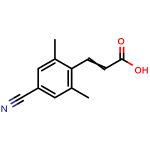 3-(4-Cyano-2,6-dimethylphenyl)acrylic acid