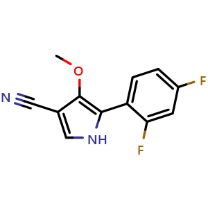 5-(2,4-Difluorophenyl)-4-methoxy-1H-pyrrole-3-carbonitrile