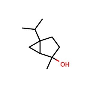 Chemical structure of Sabinene hydrate , CAS 546-79-2, AChemBlock AD269439