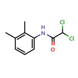 Chemical structure of 2,2-Dichloro-N-(2,3-dimethylphenyl)acetamide , CAS 18823-63-7, AChemBlock AD269505