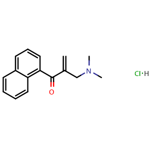 2-((Dimethylamino)methyl)-1-(naphthalen-1-yl)prop-2-en-1-one hydrochloride