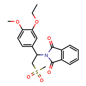 2-(1-(3-Ethoxy-4-methoxyphenyl)-2-(methylsulfonyl)ethyl)isoindoline-1,3-dione