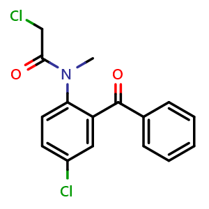 N-(2-Benzoyl-4-chlorophenyl)-2-chloro-N-methylacetamide