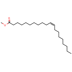 Chemical structure of (Z)-Methyl icos-11-enoate , CAS 2390-09-2, AChemBlock AD269595