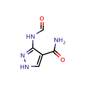 3-Formamido-1H-pyrazole-4-carboxamide