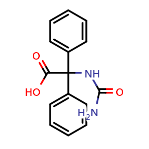 alpha-[(Aminocarbonyl)amino]-alpha-phenylbenzeneacetic acid